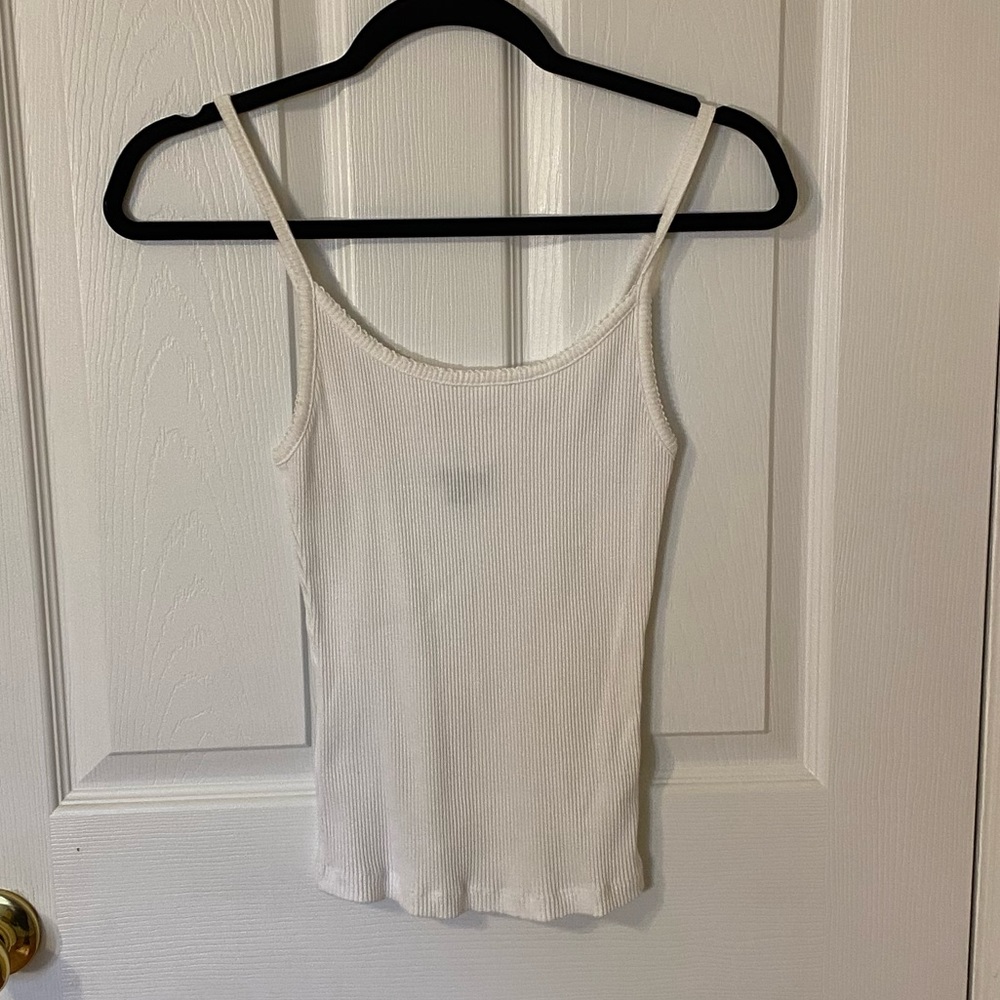 Wild Fable Ribbed White Tank Top- Women’s Small - Picture 3 of 3